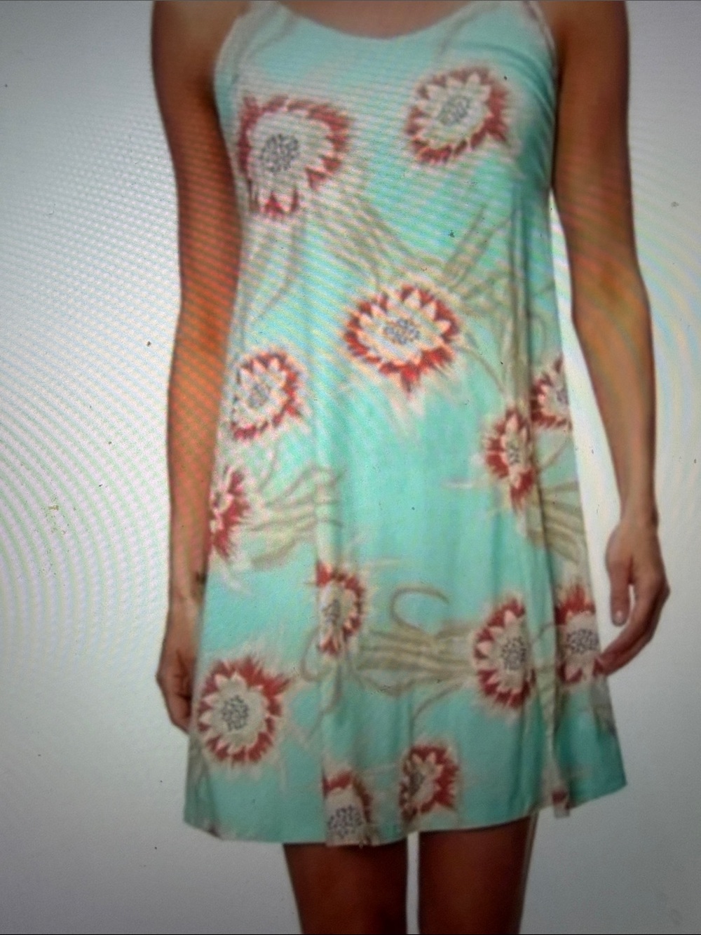 Patagonia Turquoise Floral Dress
